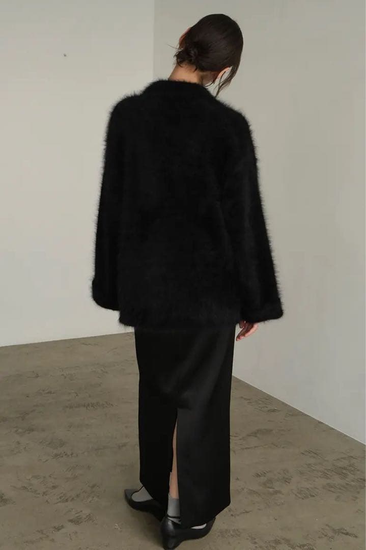 トップス CLANE ANGOLATAILORED KNITJACKET