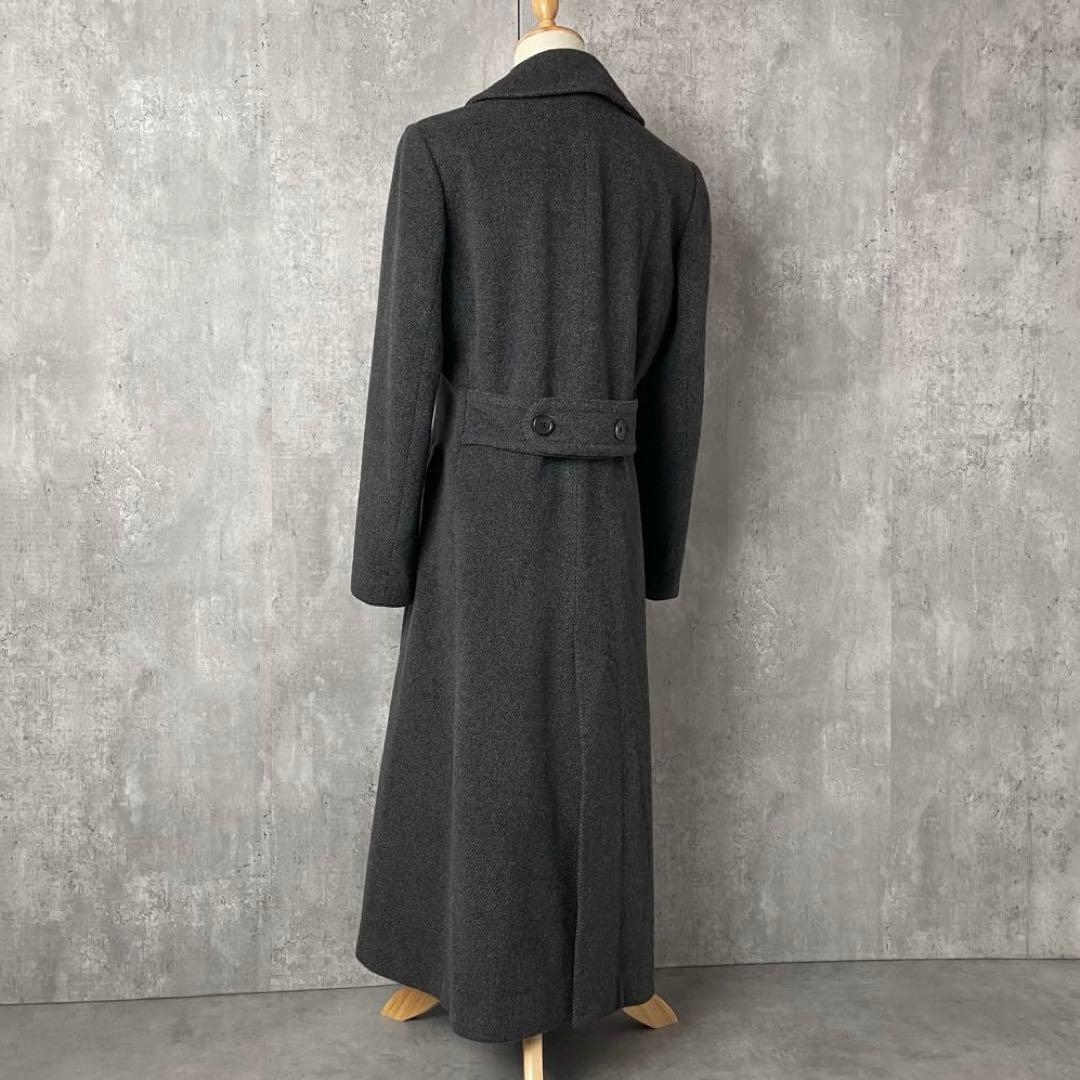 RALPH RL LAUREN アンゴラ混 ツイル ロングコート 高級 11号