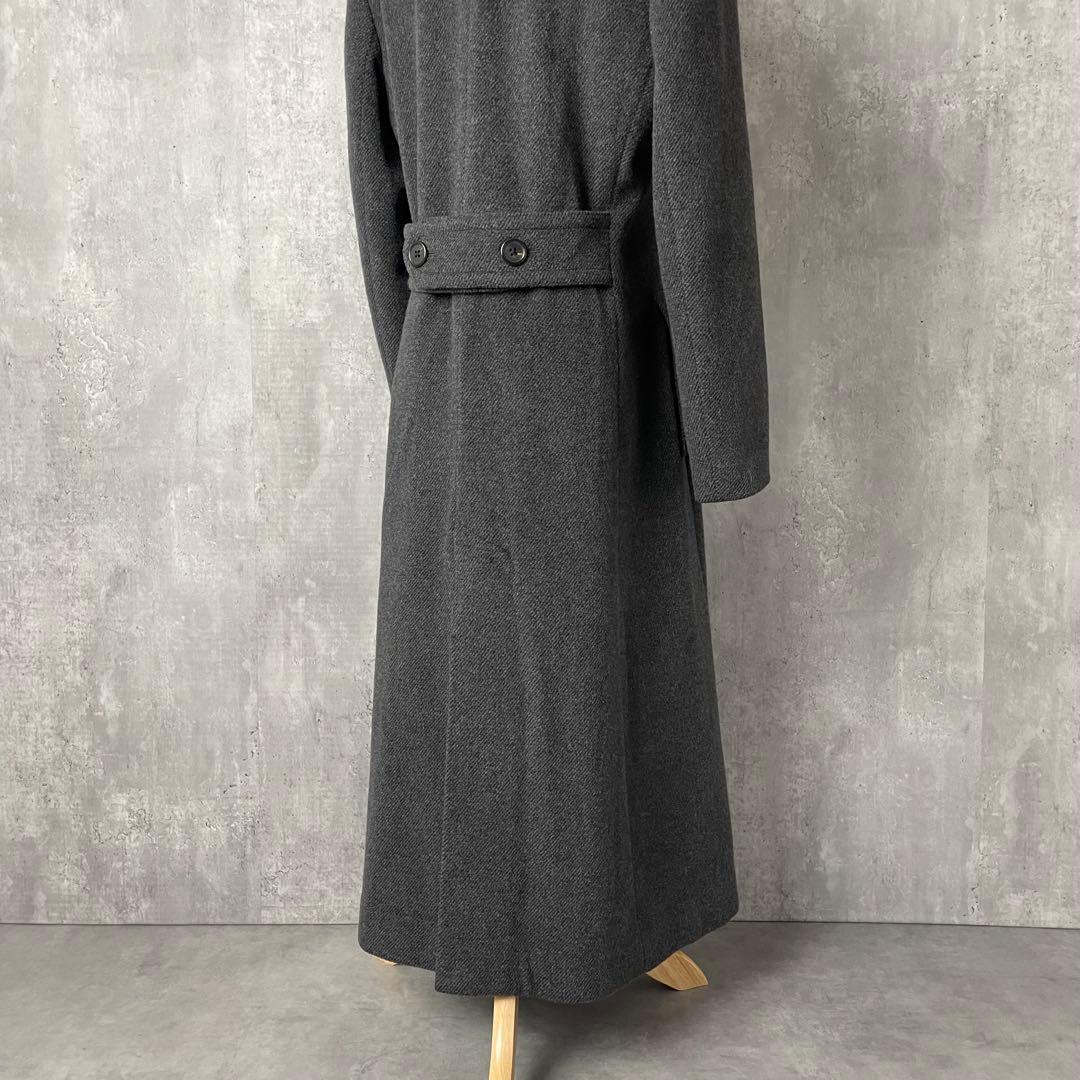 RALPH RL LAUREN アンゴラ混 ツイル ロングコート 高級 11号