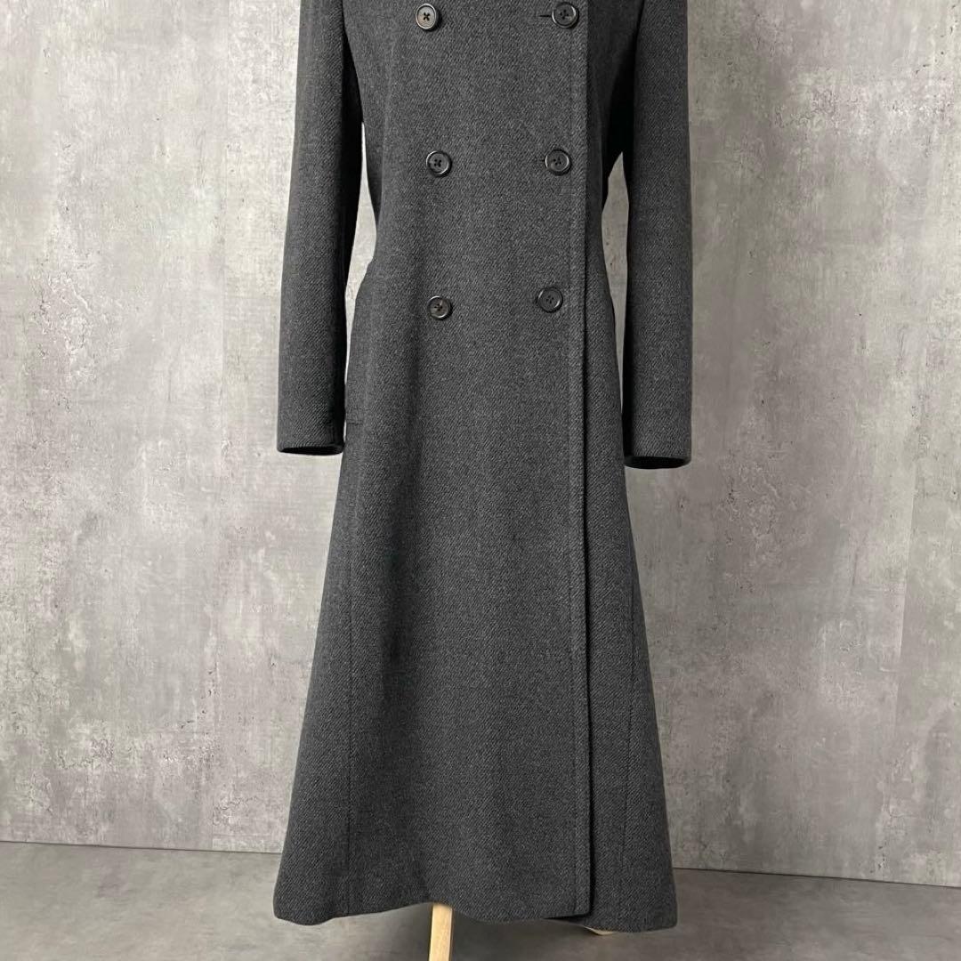 RALPH RL LAUREN アンゴラ混 ツイル ロングコート 高級 11号