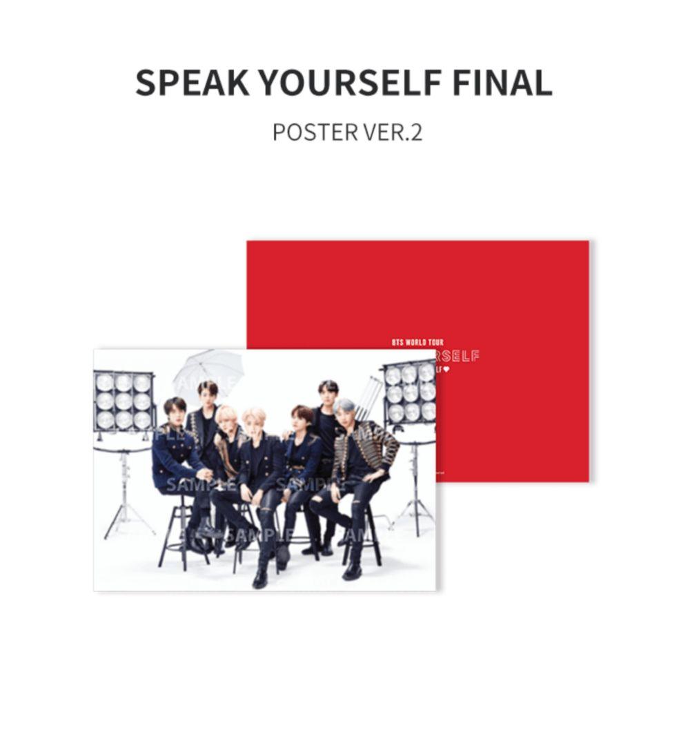 防弾少年団 BTS WORLD TOUR SYS FINAL POSTER1&2