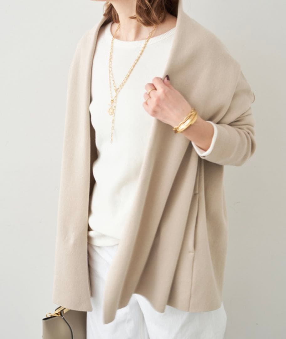 【新品】Deuxieme Classe SMOOTH TOP ガウン　ベージュ