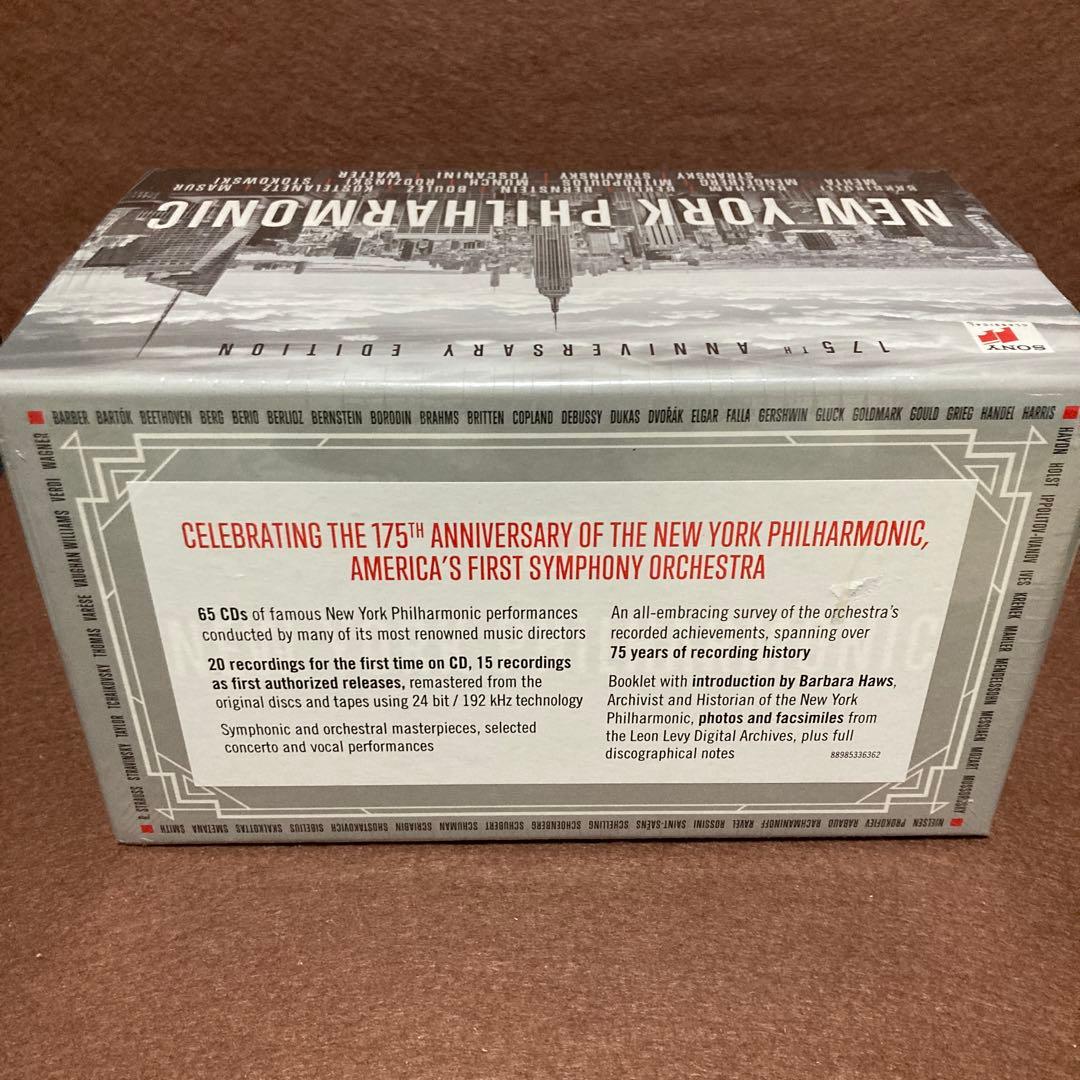 【新品】ニューヨーク・フィルハーモニック創立175年エディション(65CD)