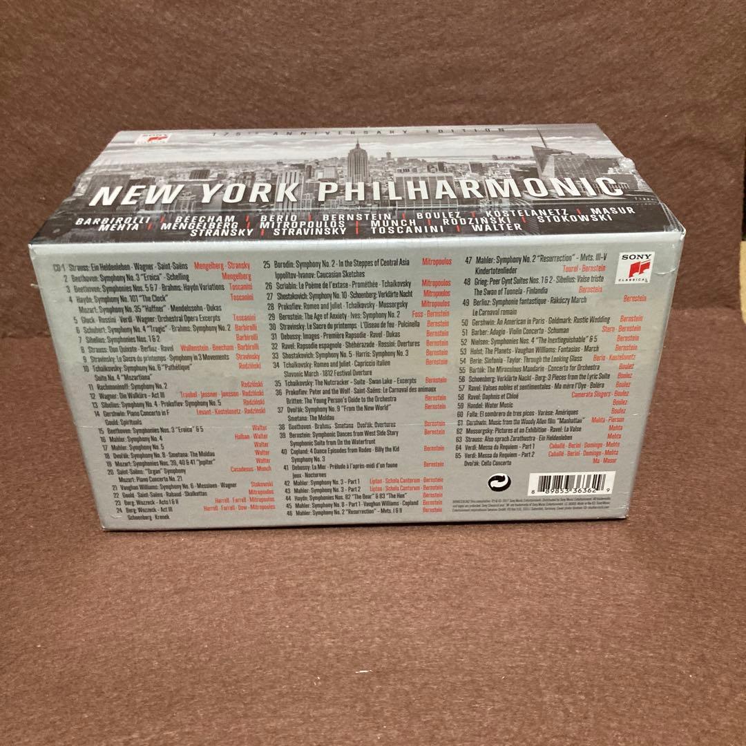 【新品】ニューヨーク・フィルハーモニック創立175年エディション(65CD)