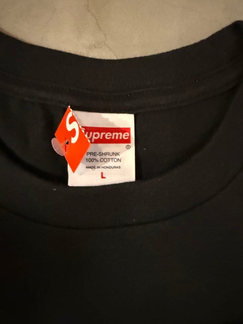 ★Supreme Arabic Box Logo Tee Black L 黒