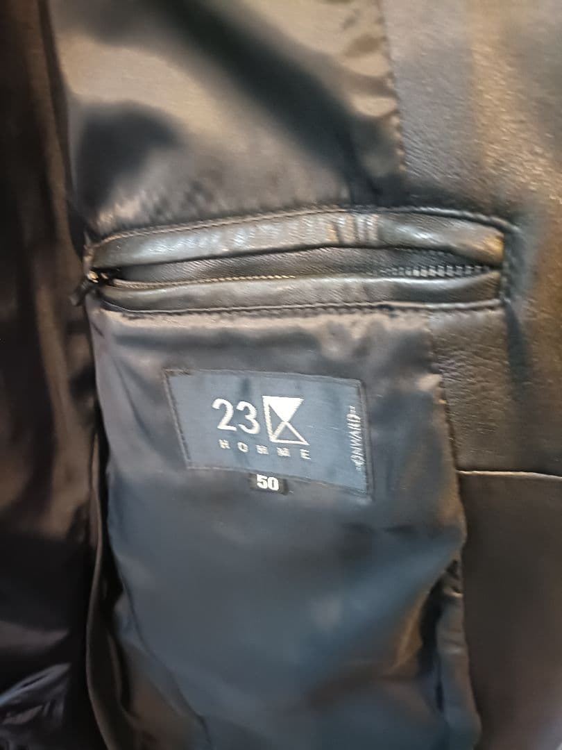 23 HOMME テーラードジャケット 黒 50