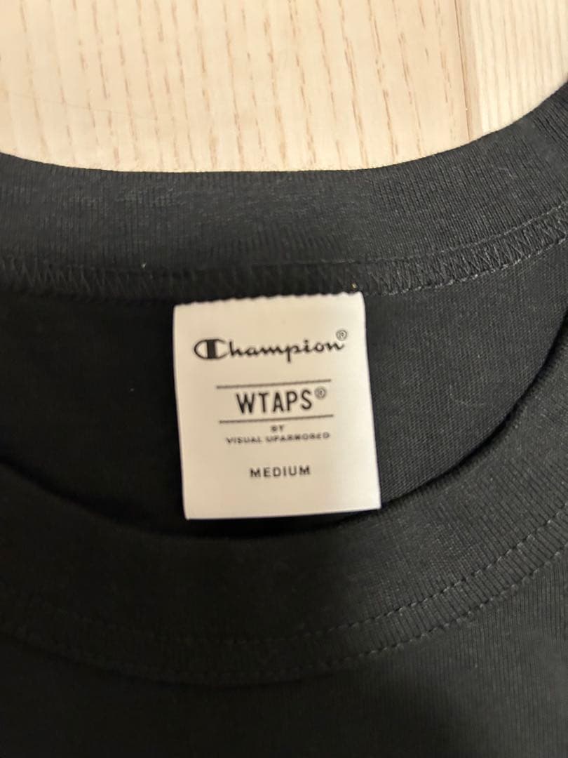 m*3様 【Mサイズ】Champion WTAPS ブラック Tシャツ