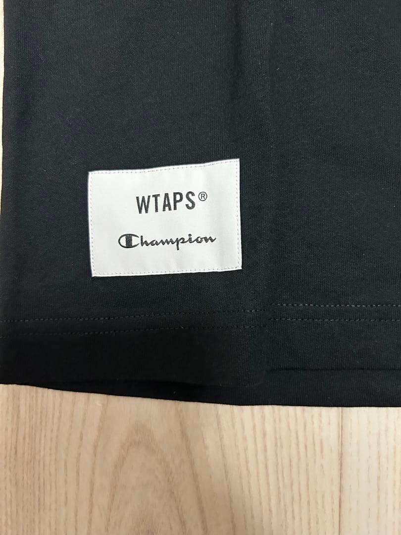 m*3様 【Mサイズ】Champion WTAPS ブラック Tシャツ