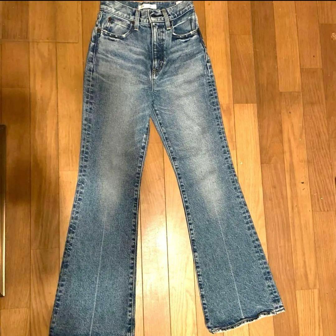 最終値下げ moussy mvs flare 23 フレアデニム