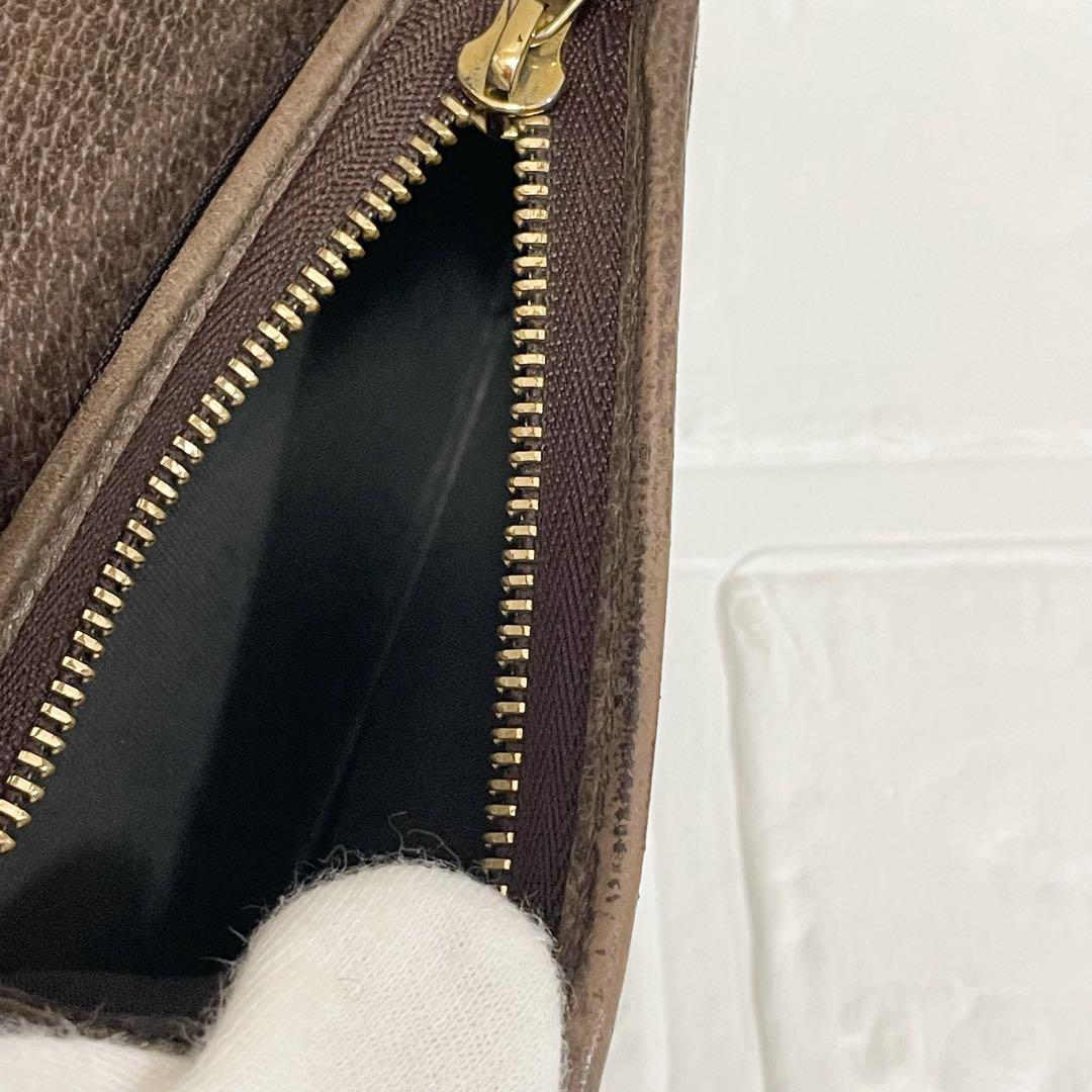 GUCCI オフィディア 二つ折り財布 シェリー マーモント GGスプリーム