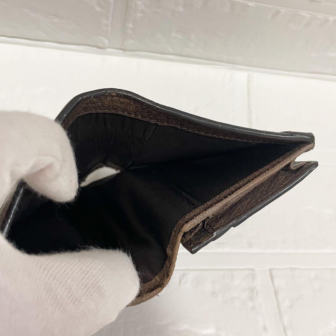 GUCCI オフィディア 二つ折り財布 シェリー マーモント GGスプリーム