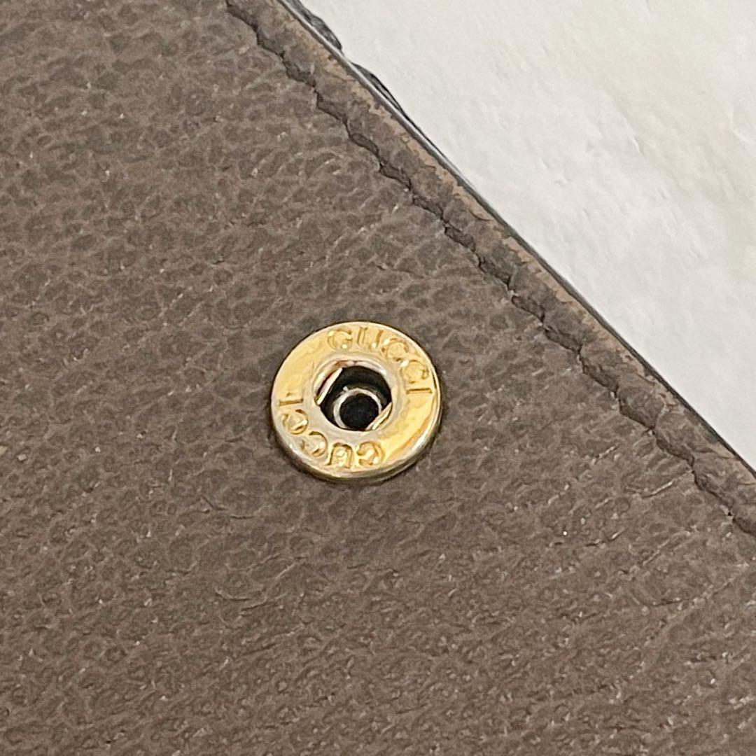 GUCCI オフィディア 二つ折り財布 シェリー マーモント GGスプリーム