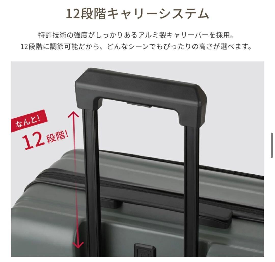 ★スーツケース　機内持ち込み　フロントオープン★