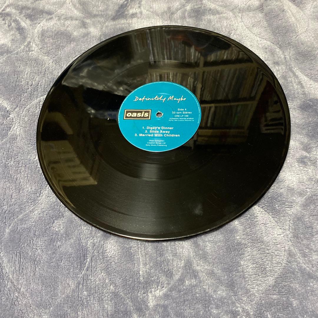 oasis definitely maybe レコード　CRE LP 169