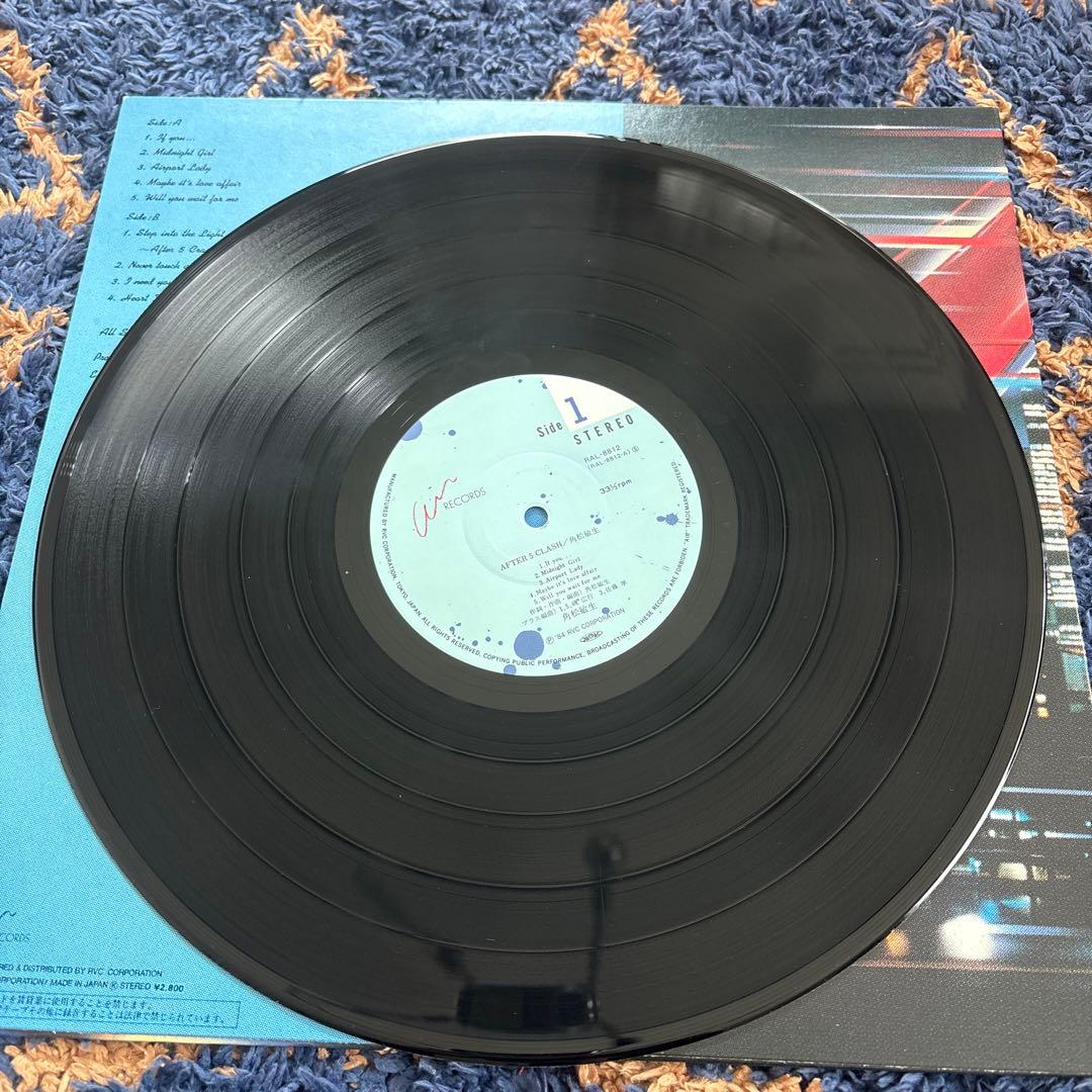 角松敏生 AFTER 5 CLASH TOSHIKI KADOMATSU LP
