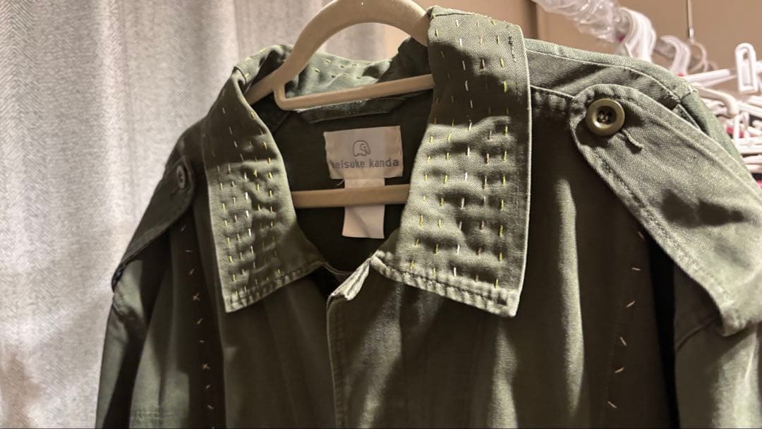 Keisuke kanda ケイスケカンダ　ぶかぶかの軍シャツ　ミリタリーコート