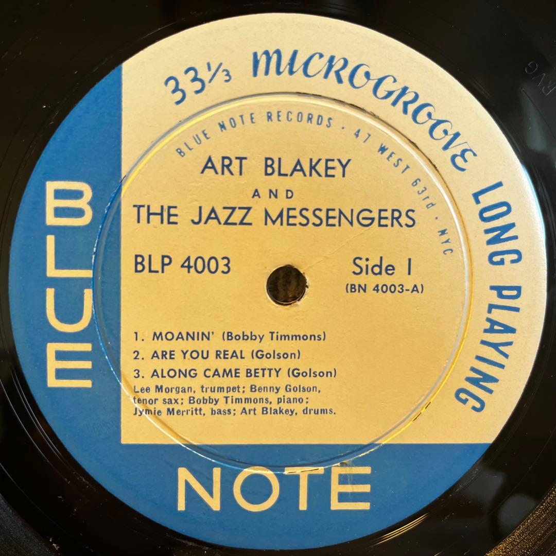 【1958年USオリジナル/MONO】Art Blakey Moanin’