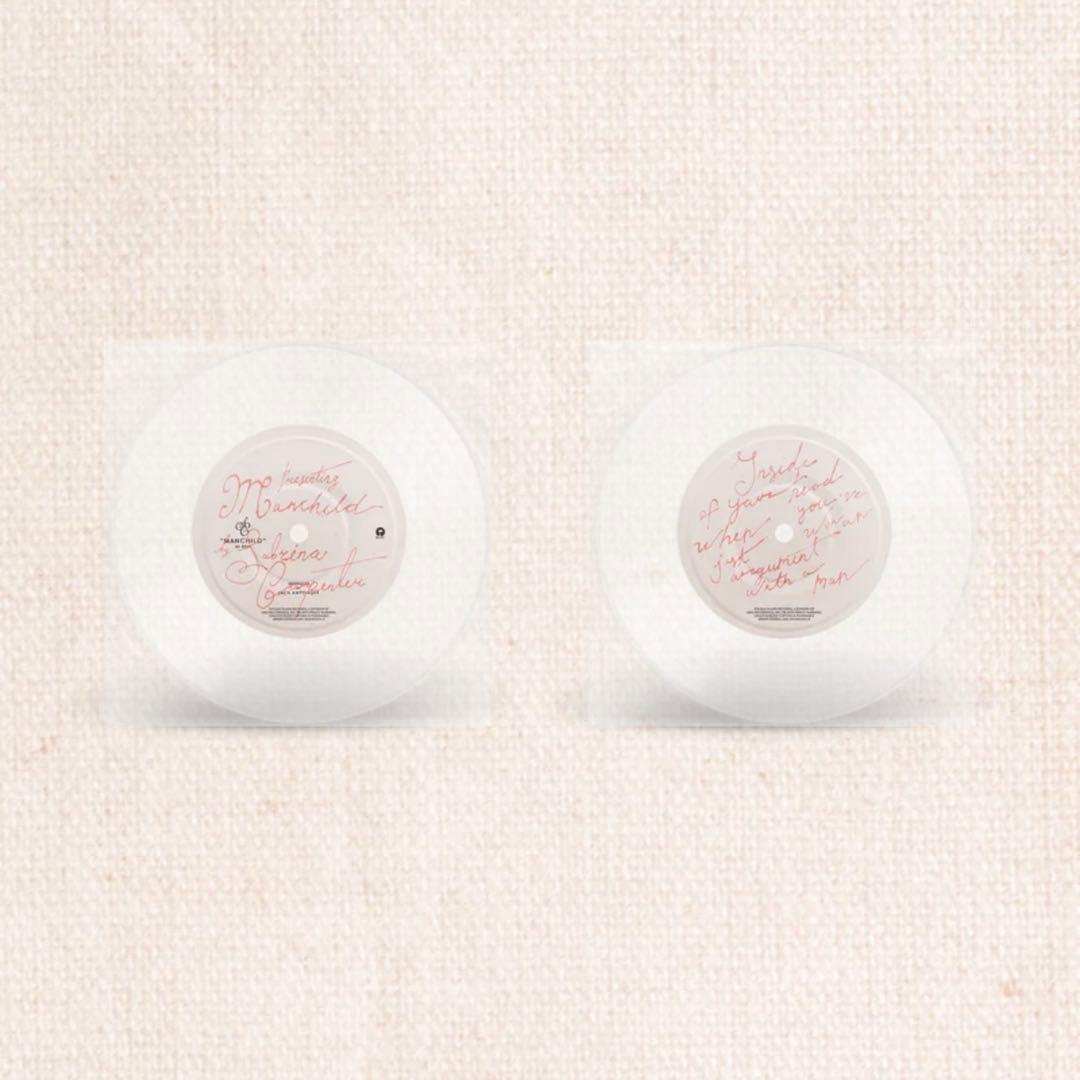 サブリナ•カーペンター　マンチャイルド　シングル7インチレコード