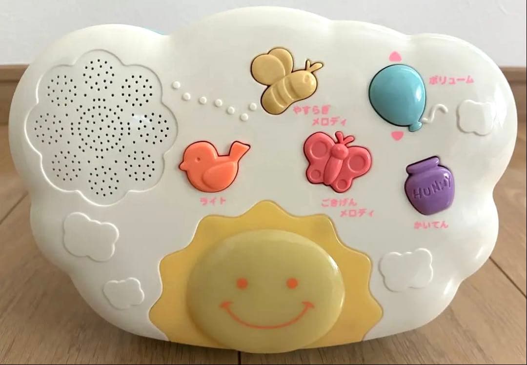【美品】【新品電池入り】くまのプーさん 6WAYジムにへんしんメリー　プーメリー