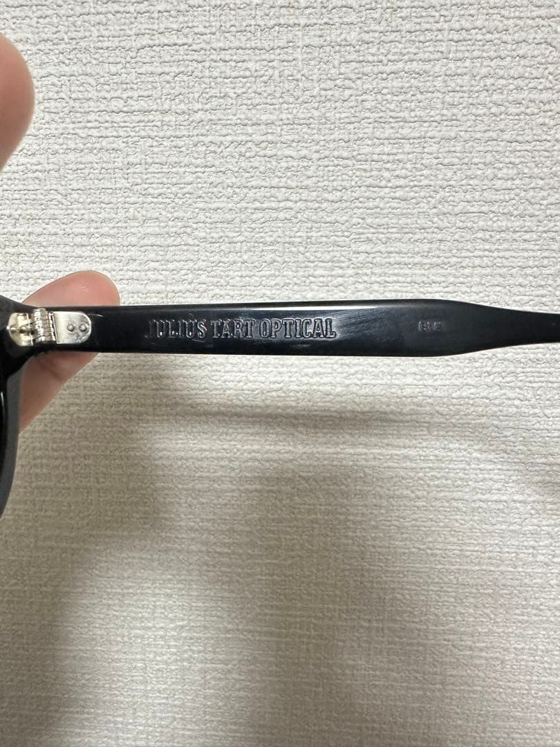 小物 JULIUS TART OPTICAL AR-46-22 BLACK