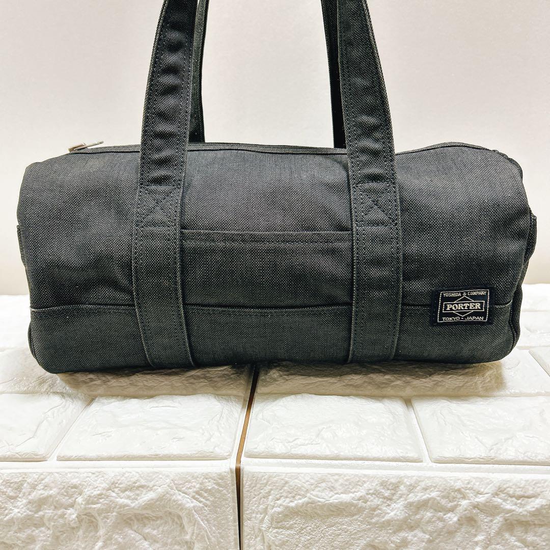 美品✨ PORTER SMOKY ボストンバッグ ミニ ドラムバッグ