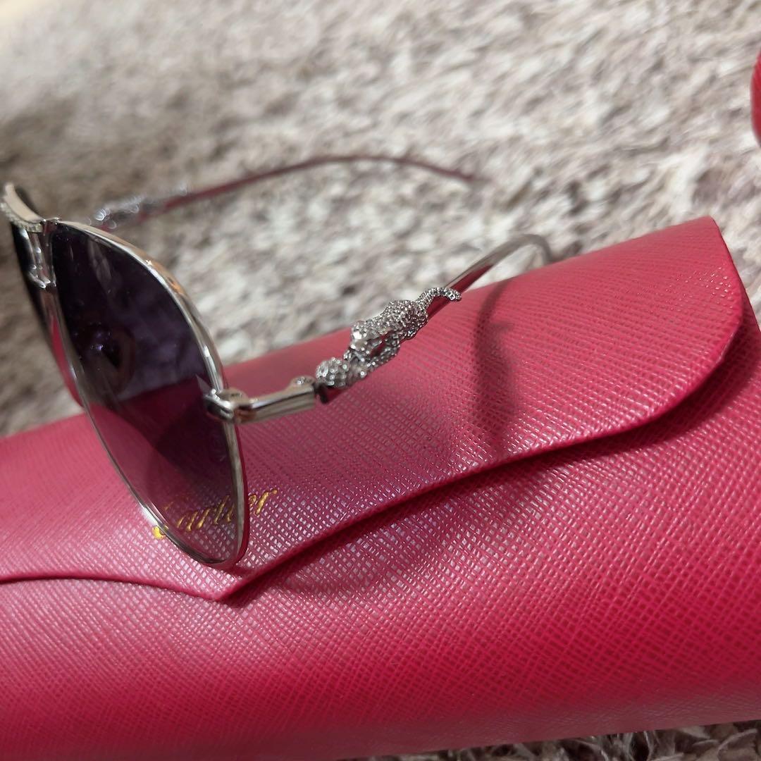 【美品 レア】Cartier カルティエ パルテールアビエーターサングラス