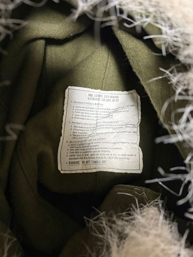 o*o様 実物 80's M-65 fishtail parka フルセット
