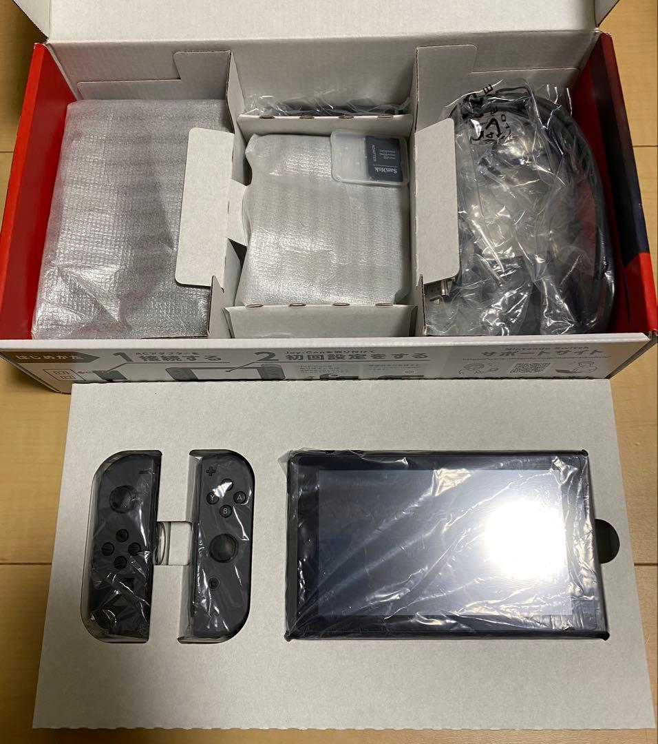 Nintendo Switch(グレー)+SDカード1枚