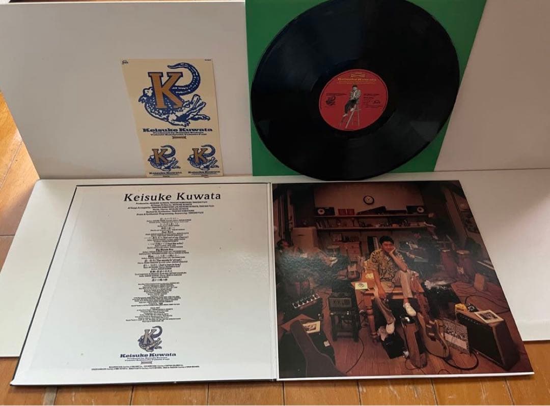 桑田佳祐 Keisuke Kuwata LP盤 アナログ盤 ステッカー付き