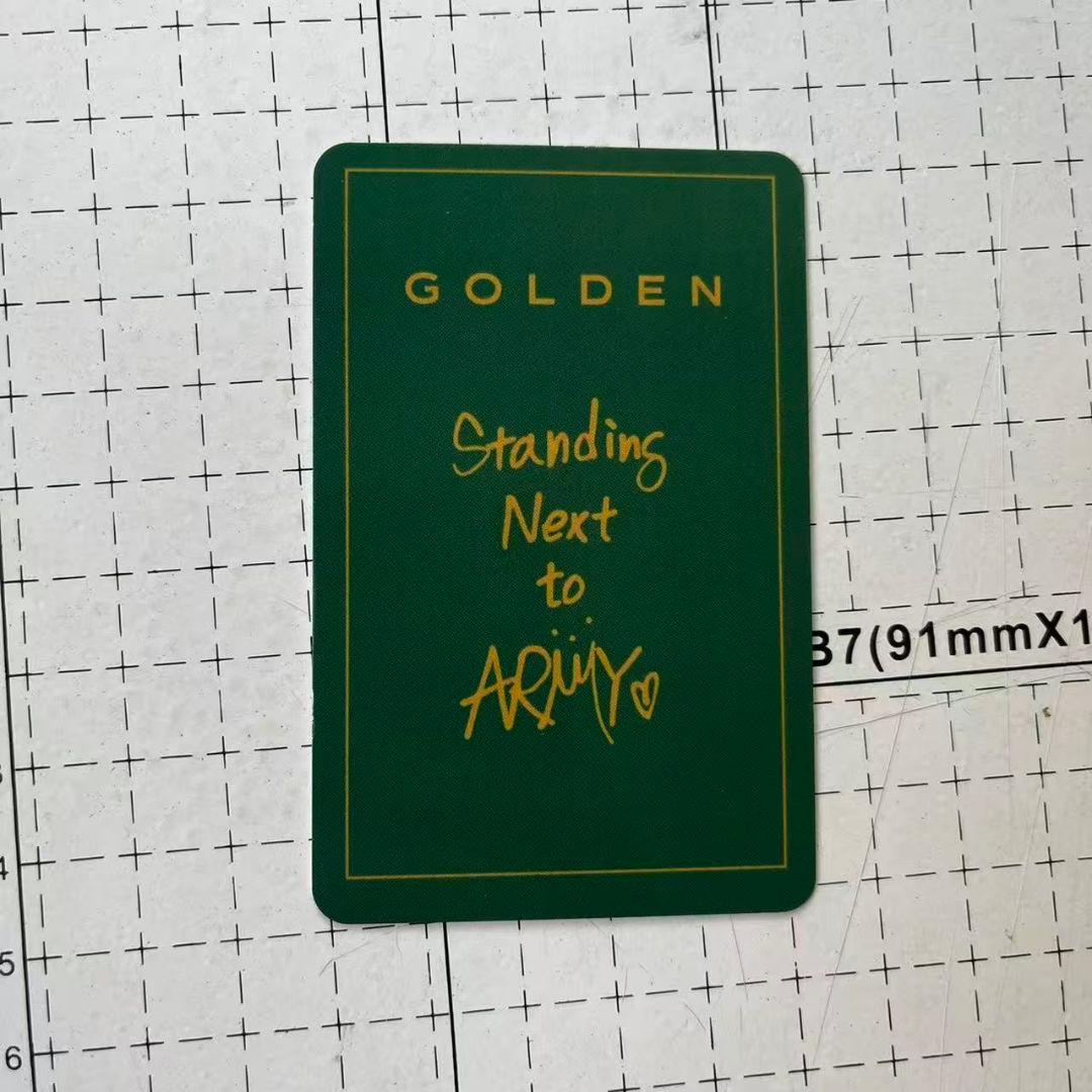 BTS ジョングク GOLDEN 限定 香水 付属 トレカ