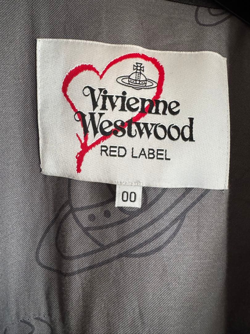 Vivienne Westwood ブラックトレンチコート リバーシブルベルト付