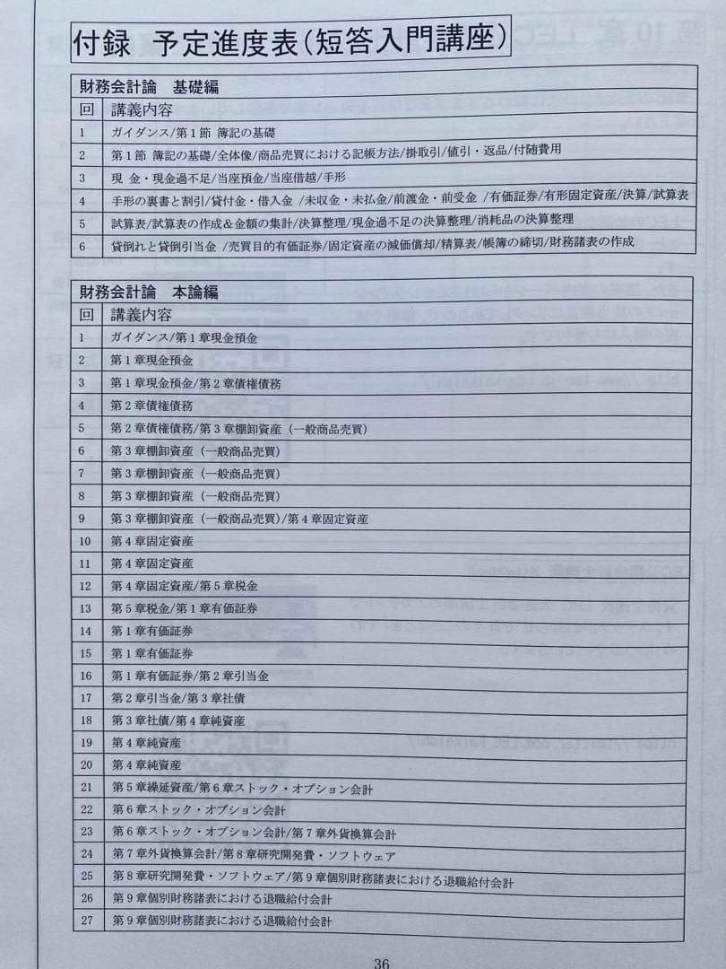 【新品未使用】2026年5月LEC公認会計士テキスト・問題集セットの一部
