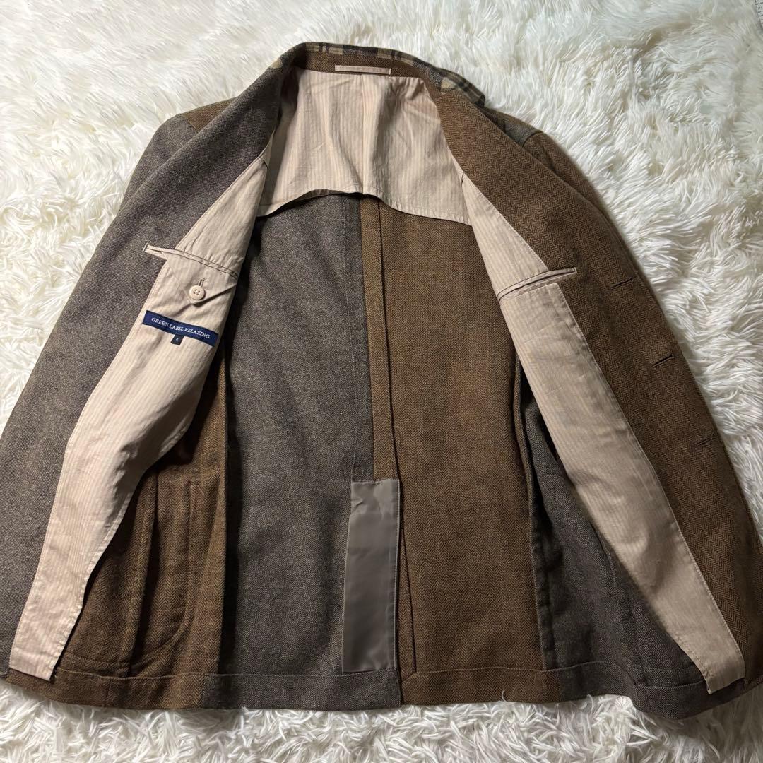 美品✨ユナイテッドアローズ グリーンレーベル クレイジーパターン テーラード S