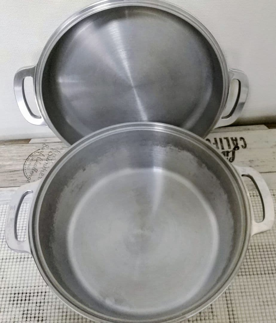 (新品未使用)KING 無水 アルミ鍋4L、1鍋8役プロ愛用