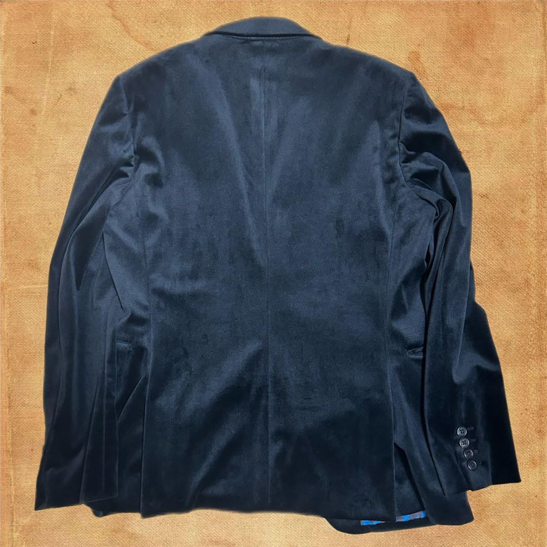 Paul Smith ベルベット　スーツ ベロア　黒　M