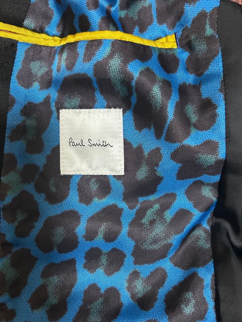 Paul Smith ベルベット　スーツ ベロア　黒　M