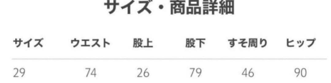 アンスクリア　INSCRIRE カットオフデニム　29
