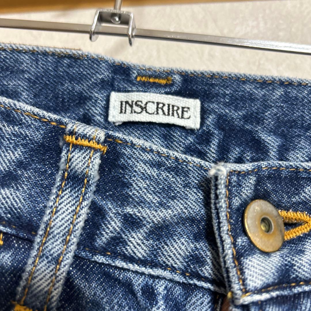 アンスクリア　INSCRIRE カットオフデニム　29