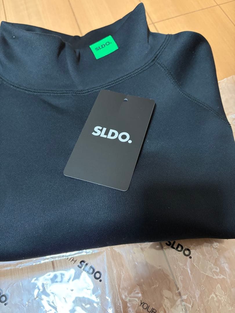 SLDO エスルド 裏起毛 ストレッチ ハイネック ロングスリーブ Lサイズ