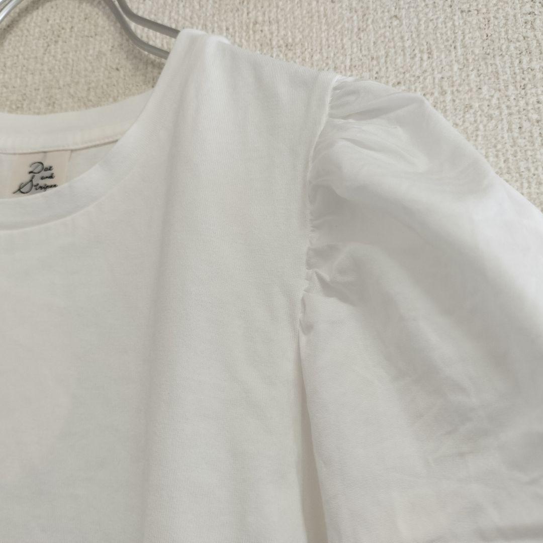 【新品】Dot＆Stripes CHILD WOMAN パフスリーブ Tシャツ