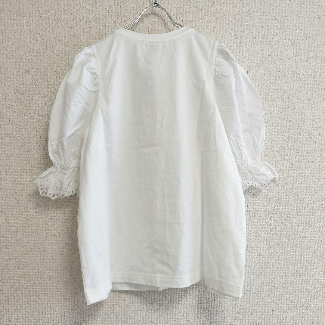 【新品】Dot＆Stripes CHILD WOMAN パフスリーブ Tシャツ