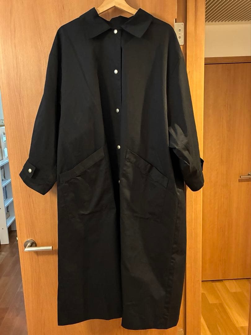 美品FASHIRU soutien collar coat ロング【綿100%】