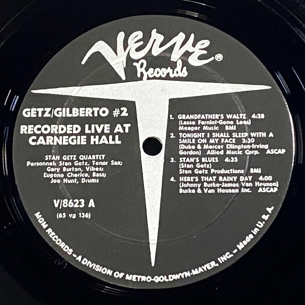 ★超美品【USオリジ/MONO/VG刻印】Getz / Gilberto #2
