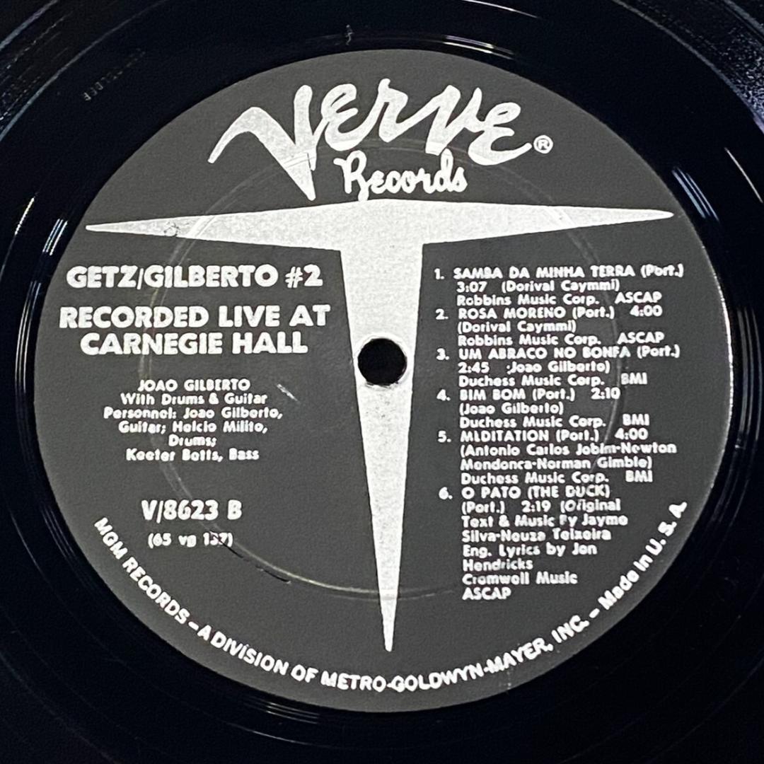 ★超美品【USオリジ/MONO/VG刻印】Getz / Gilberto #2