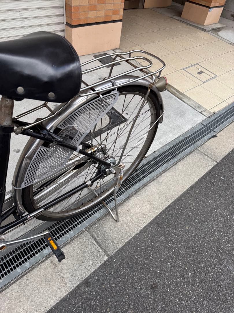218 自転車 大阪市 【引取り限定】 27インチ 美品 変速付き
