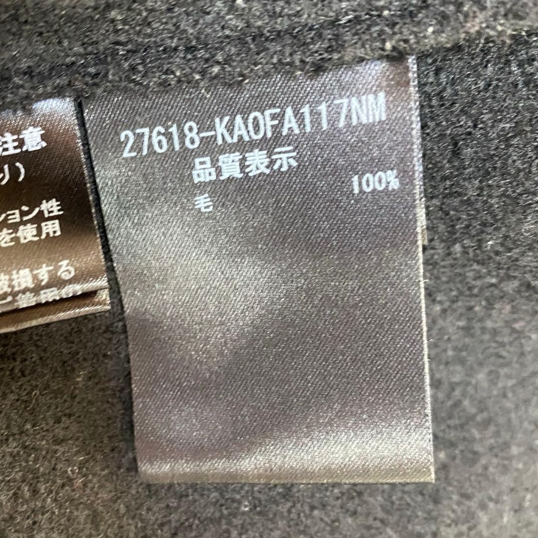 も*こ様 フォクシー ロングコート ミラネーゼ ダブルジップ チャーム ブラック