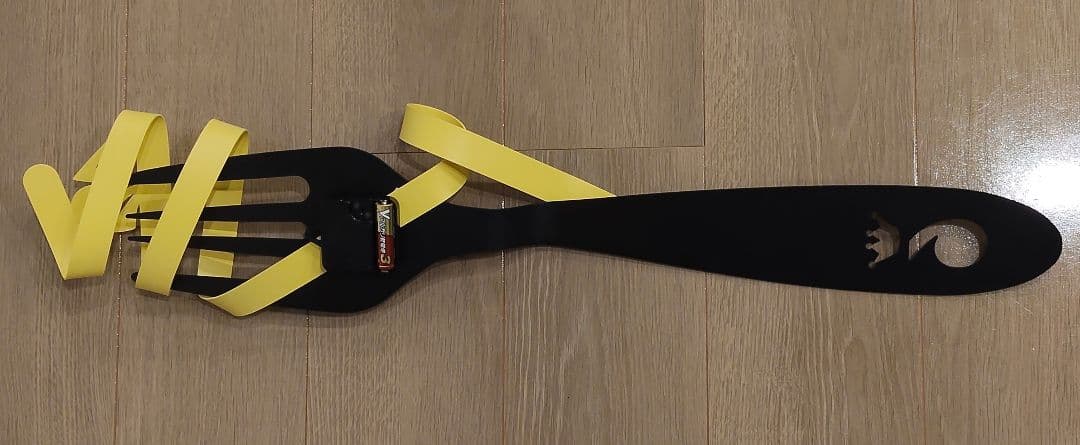 イタリア アルティ・エ・メスティエリ　壁掛け時計 パスタの時間 74cm 鉄製