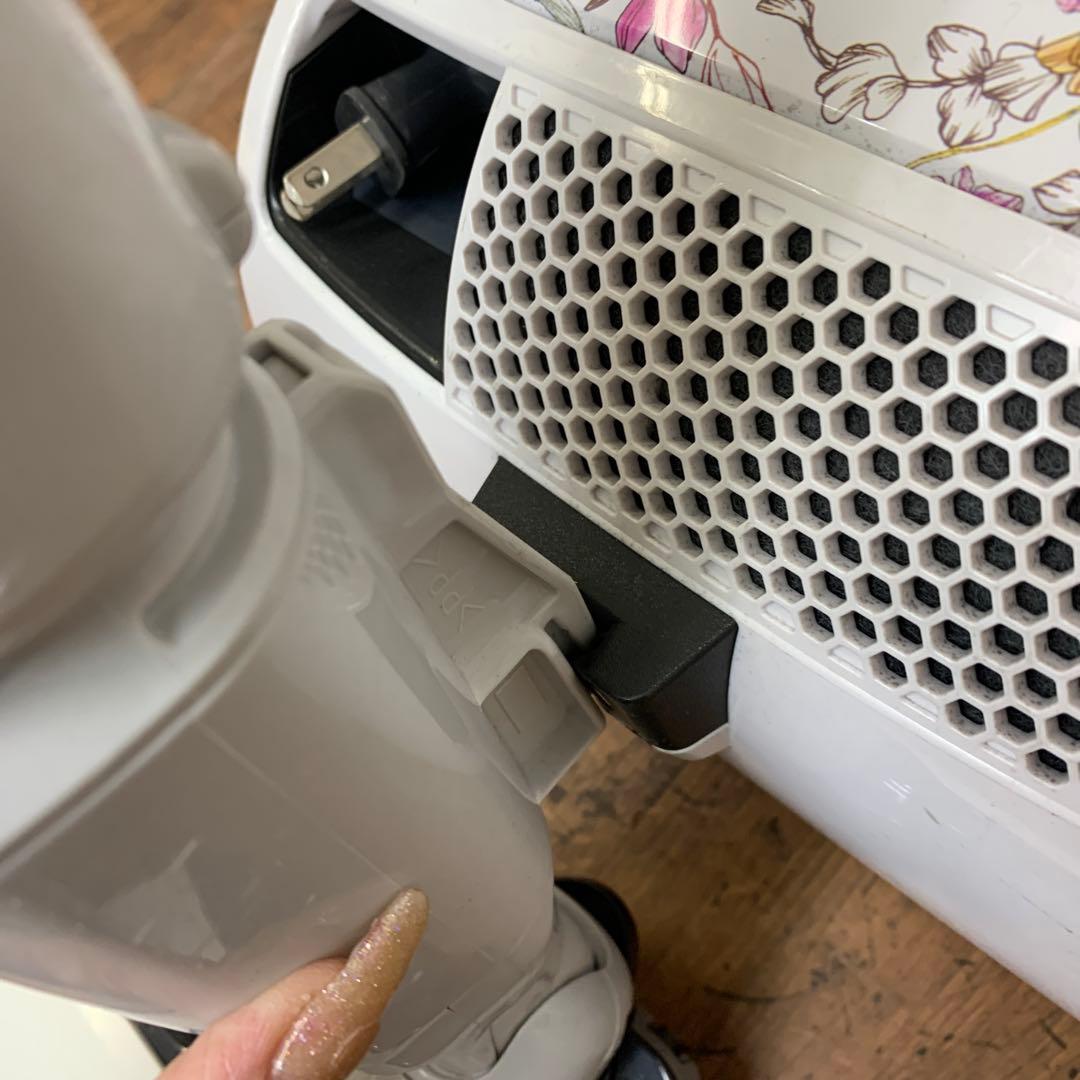 B-壁 【希少・花柄】Panasonic 紙パック式掃除機 エコナビ搭載