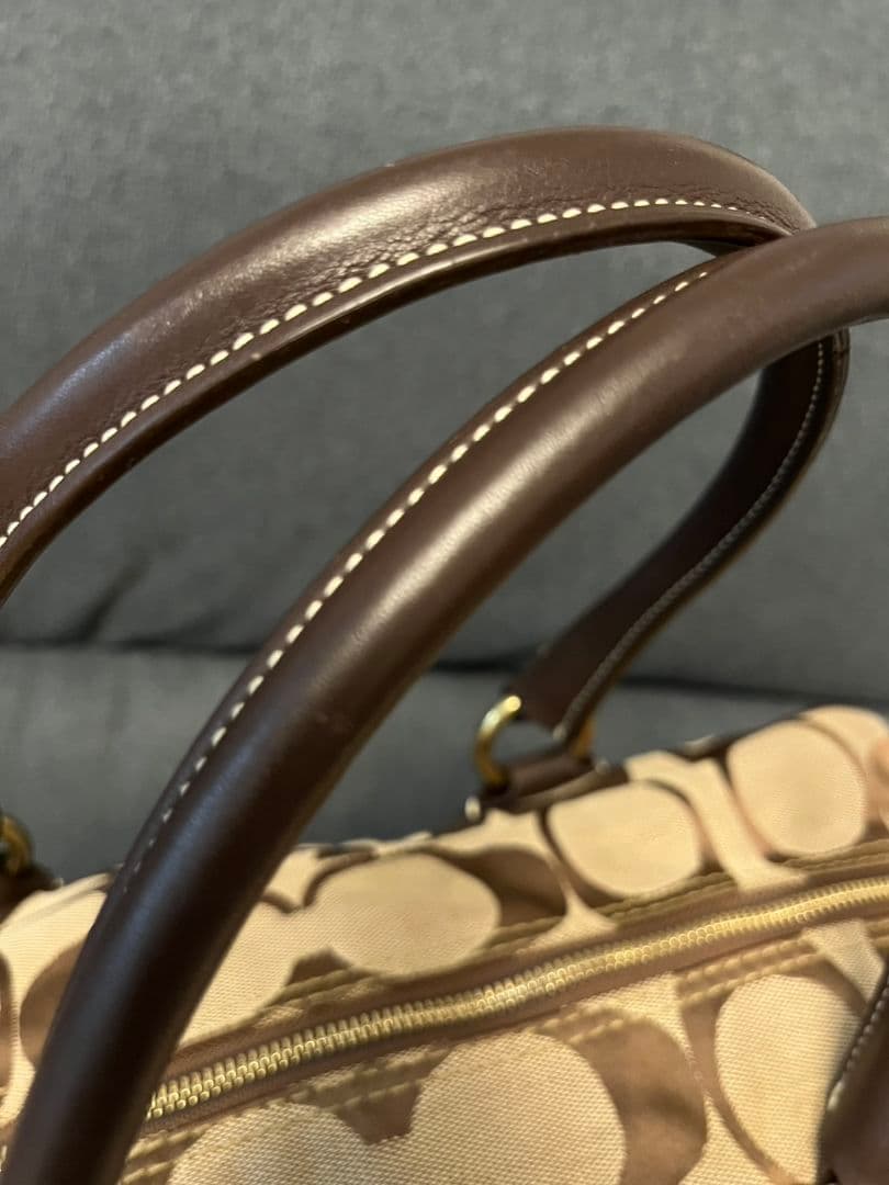 【美品】COACH ボストンバッグ ロゴ