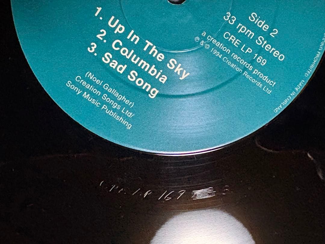 Oasis Definitely Maybe レコード UK盤　オリジナル